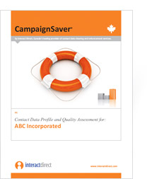 Interact Direct CampaignSaver report cover